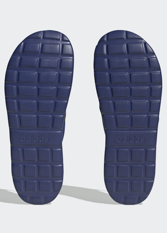 Синие спортивные шлепанцы comfort adidas