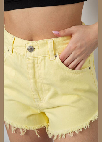 Шорти жіночі джинсові, колір жовтий, 182R1648S21 BeCreative (333706826)