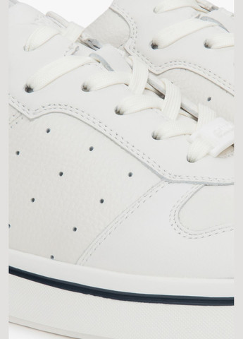 Білі кеди низькі, колір білий Estro