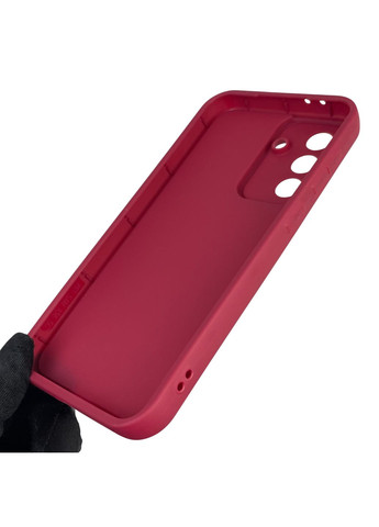 Чехол силиконовый Soft Touch с 3D принтом для Galaxy A56 (SM-A566B) бордовый (Полная защита камеры) Samsung (371652951)