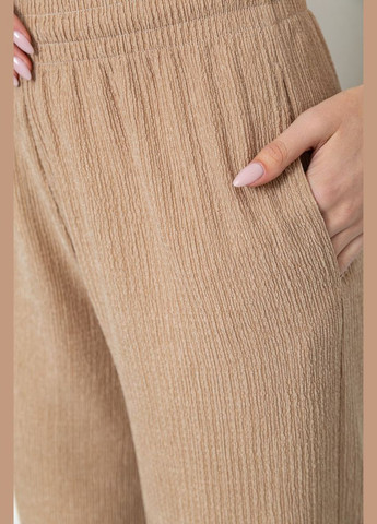 Брюки женские палаццо бежевые широкие размер L-XL (sku_102R011-1) Ager (316504350)