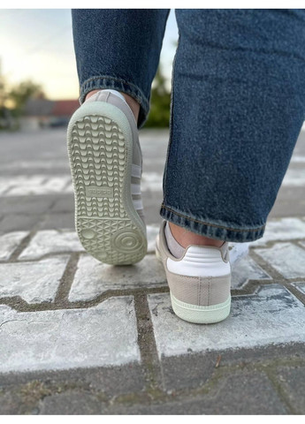 КРОСІВКИ ЖІНОЧІ ADIDAS SAMBA OG WONDER WHITE LINEN GREEN АДІДАС САМБА No Brand сірі демісезони (367172382)