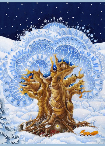 Адвент-пазл-календар різдвяна таємниця великдерева (українською) Час Майстрів (332812339)