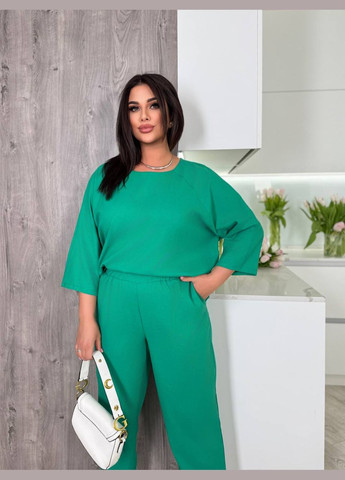 Жіночий костюм з льону вільного крою Avanti (338438365)