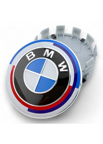 Ковпачки в диски БМВ заглушки для дисків 68/65 мм. Ювілейні 50 років (4 шт.) BMW (354698603)