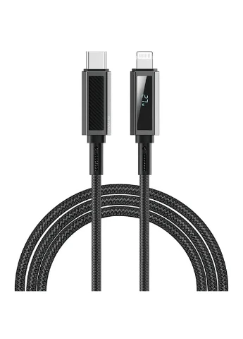 Дата кабель Type-C to Lightning 27W 1м Цинковый сплав Черный No Brand C080 Warriors (402062819)