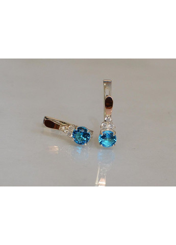 Срібні сережки з золотом Silver Style (367112308)