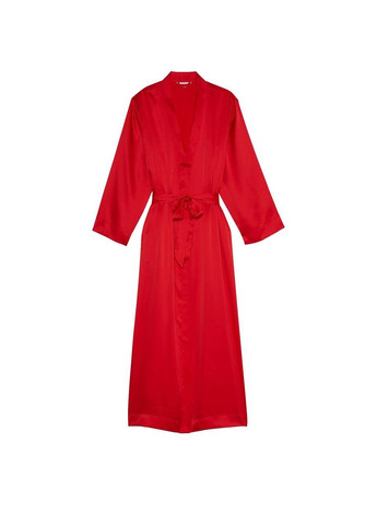 Атласный длинный халат Satin Long Robe M/L Victoria's Secret (289787721)