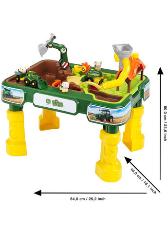 Ігровий стіл John Deere Ферма з піском та водою (3948) Klein (370033566)