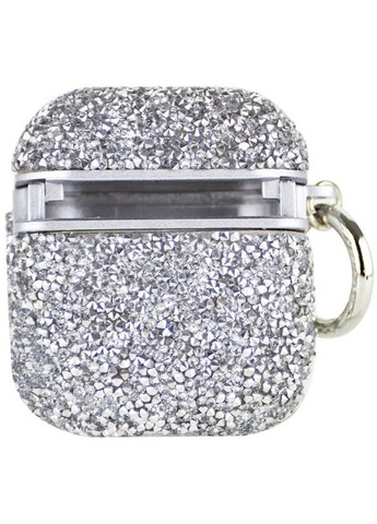 Чохол TPU Rock Diamond для AirPods 1/2 Срібний Bling World (372163173)