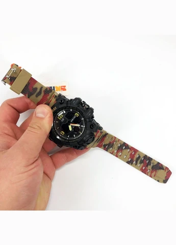 Годинник наручний чоловічий SKMEI 1155BAG RED CAMO, брендовий чоловічий годинник. Колір: червоний камуфляж No Brand (385318917)