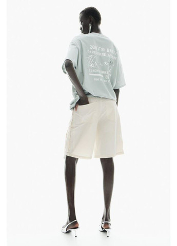 Жіночі шорти карго Н&М (57307) XS Світло-бежеві H&M (295263173)