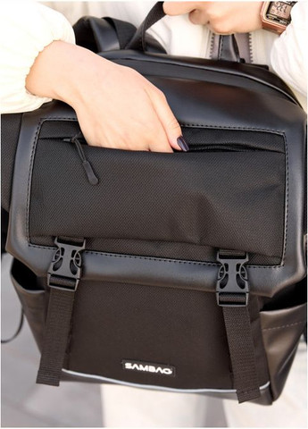 Жіночий рюкзак Aura чорний Sambag (302519202)