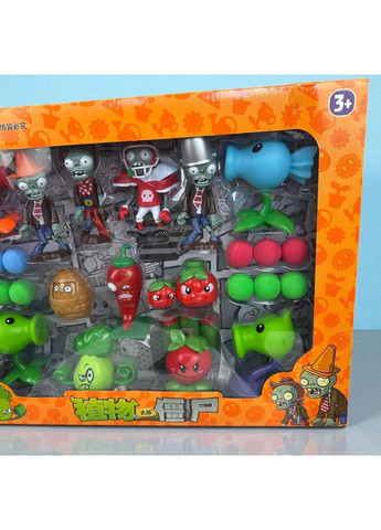 Дитячий набір ігрових фігурок рослинні проти Зомбі, ігрові фігурки Plants vs Zombies у великій коробці Diy (369503020)