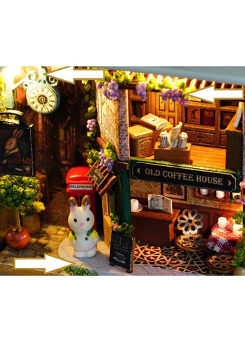 Міні румбокс у металевій скриньці Куточок щастя Міні ляльковий будиночок DIY House Roombox In a happy corner 4005 No Brand (362452966)