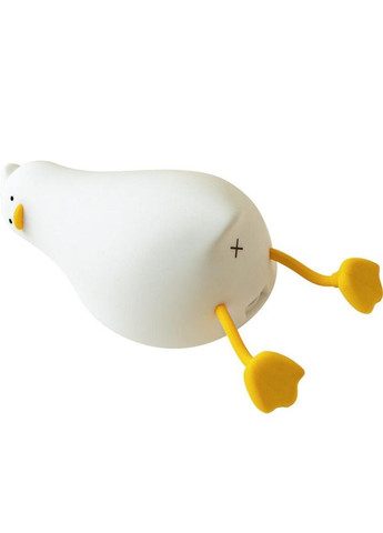 Дитячий силіконовий нічник Ліниве Каченя К-1096 з таймером No Brand (300232549)