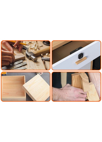 Комплект струбцина зажимна кутова столярна під 90° 80 х 50 мм No Brand (361441875)