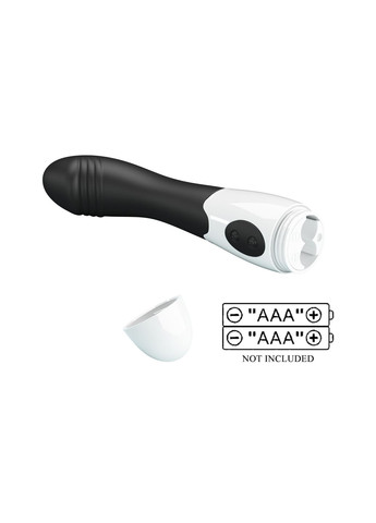 Вибратор для точки G Elemental Vibrator черно-белый, 19 х 3.2 см Pretty Love (361670146)