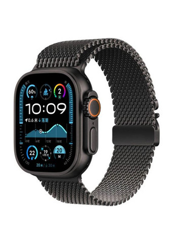 Ремінець Milanese Loop New Design для Apple Watch 38/40/41/42mm(ser.10) Black No Brand (361078433)