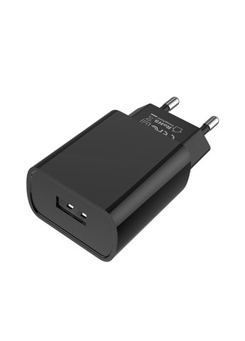 Мережевий зарядний пристрій з кабелем charger set(Lightning) 10.5W Black (6931474702128) Borofone BA20A Sharp single port (361346951)