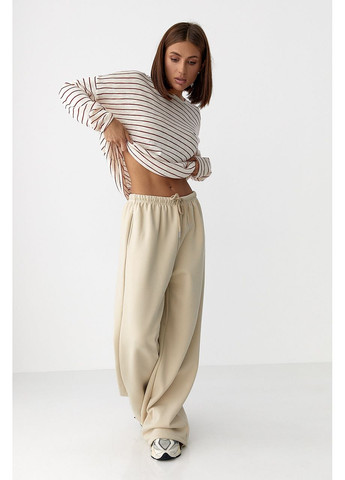 Легкий вязаный джемпер в полоску No Brand (361045279)