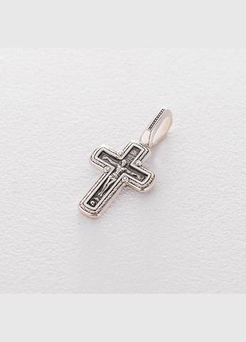 Православний хрест зі срібла 132708 Oniks (292126326)