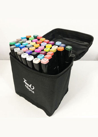 Двухсторонние маркеры для творчества рисования Touch 48 шт, Двухсторонние скетчмаркеры HQ-613 для рисования Aihao (351485818)