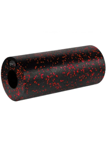 Масажний ролик (ролер) гладкий PP-4348 2 in 1 EPP Foam Roller Чорно/Червоний (33x14см.) PowerPlay (362914814)