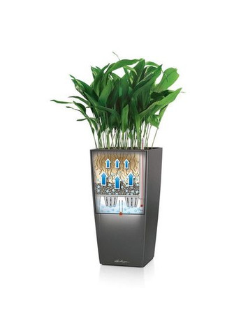 Розумний вазон Cubico Premium 30 14 л чорний 18186 Lechuza (316621986)