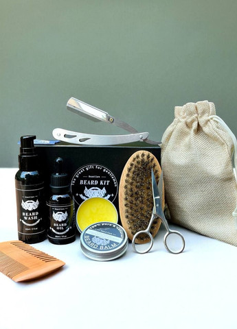 Набір для догляду за бородою та вусами Beard Kit 8 позицій Beard Club (360884581)