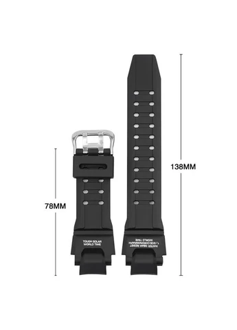 Ремінець Casio полімер 21,4 см темно-синій ProDobro (367267015)