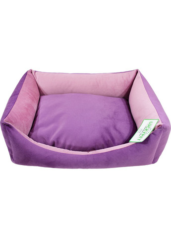 Лежак Лира-new №1 40х50х16 см Сиреневый+розовый (4820268555021) Lucky Pet (332880926)