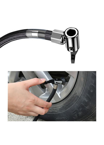 Автомобильный компрессор ZY-825 двухцилиндровый с цифровым дисплеем + сумка 13шт Helloleiboo (353828120)