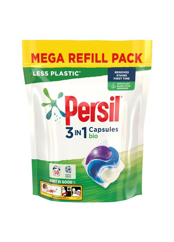 Капсули для прання 3in1 Bio 50шт Persil (294063835)