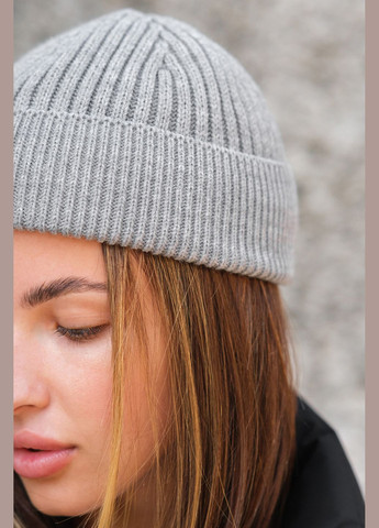 Жіноча утеплена шапка біні докер Gvido Without (305610984)