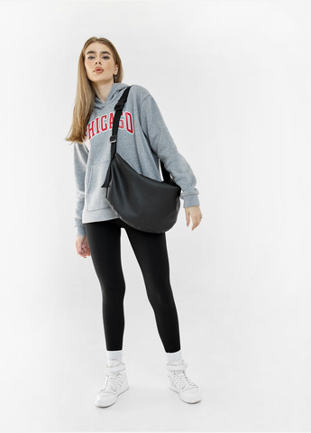 Жіноча сумка хобо Bag-glove чорна Sambag (325403366)