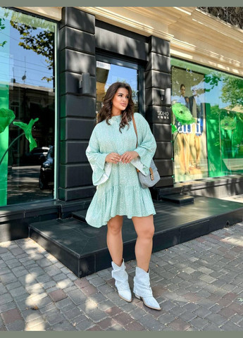 М'ятна сукня Garna однотонна