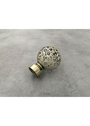 Карниз Савона гладкая штанга двойной универсальный 25/19 мм 320 см Антик Quadrum (352782528)