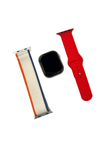 Смарт-часы 10 Pro Plus 46mm. 260 mAh. IP67+Amoled Red HK (369457491)