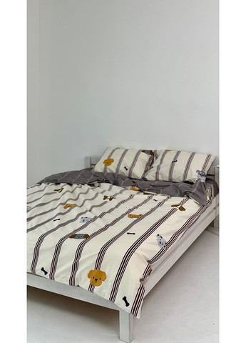 Постельное белье двуспальное Home Сатин 21070 180х215 см DUSHKA (366574497)