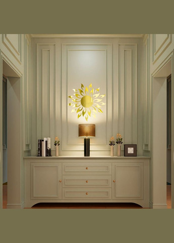 Дзеркальний декор акриловий самоклеючий золото, 27шт (D) SW-00002503 Sticker Wall (370441569)