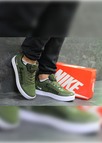 Зелені Осінні зелені демісезонні чоловічі кросівки No Brand
