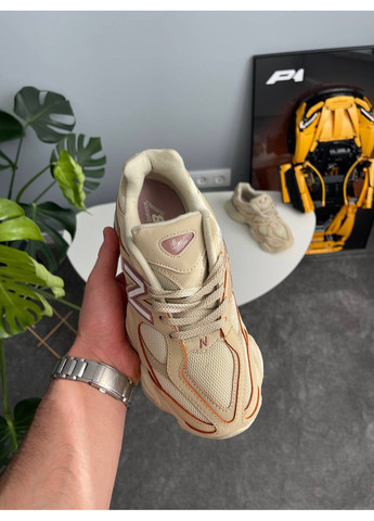 Бежеві Осінні кросівки чоловічі і жіночі new balance 9060 'bone sparrow' | нью беланс 9060 бежеві No Brand