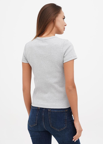 Облегающая женская футболка из трикотажного рубчика для повседневной носки (hb588456) HiBrand - (346241461)