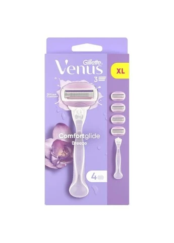 Бритва Venus ComfortGlide Breeze с 4 сменными картриджами (8700216895538) Gillette Venus ComfortGlide Breeze з 4 змінними картриджами (401666443)