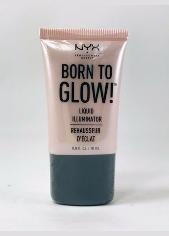 Хайлайтер кремовий Born To Glow Liquid Illuminator (18 мл) Sunbeam - Pale pink pearl (LI01) NYX Professional Makeup (279364077)