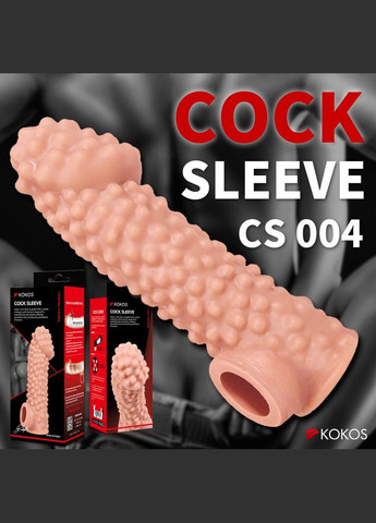 Насадка на член Cock Sleeve CS 004 L - CherryLove Kokos (339867937)