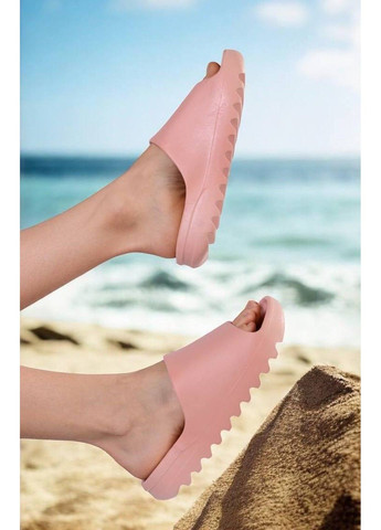 Розовые шлепанцы женские розовые Sanlin