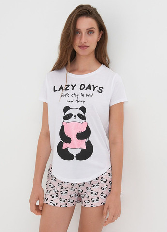 Прозора всесезон піжамна футболка Sinsay