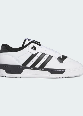 Белые летние кроссовки rivalry low adidas